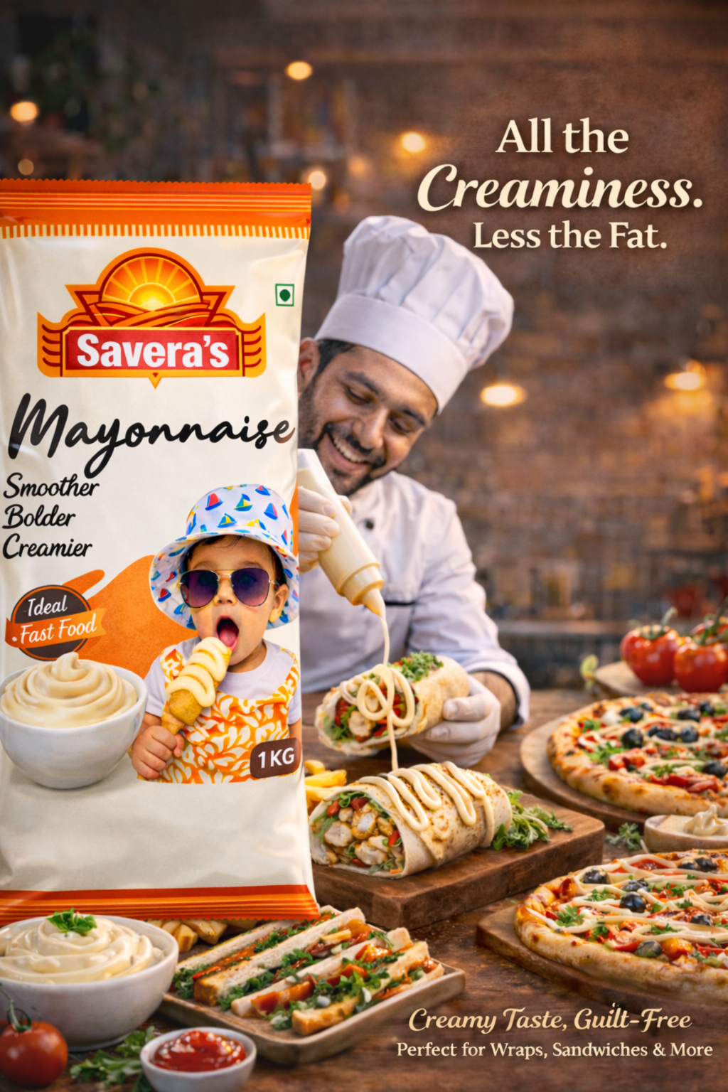 Mayonnaise (Low Fat) 1kg view 3